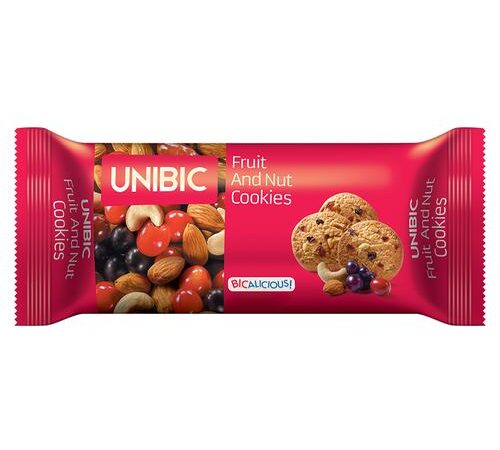 Unibic Cookies – Fruit & Nut, 75 g Pouch
