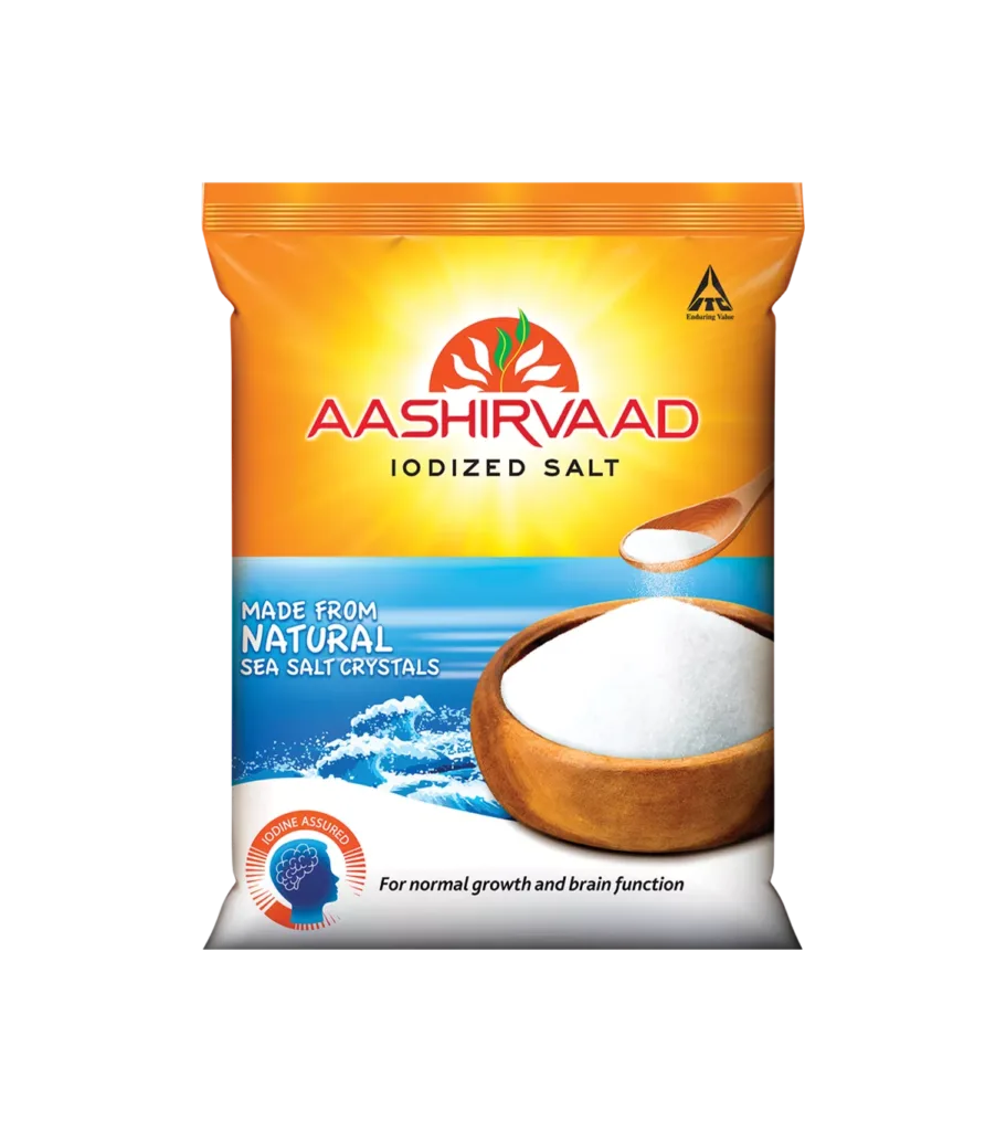 Aashirvaad Iodized Salt, 1kg
