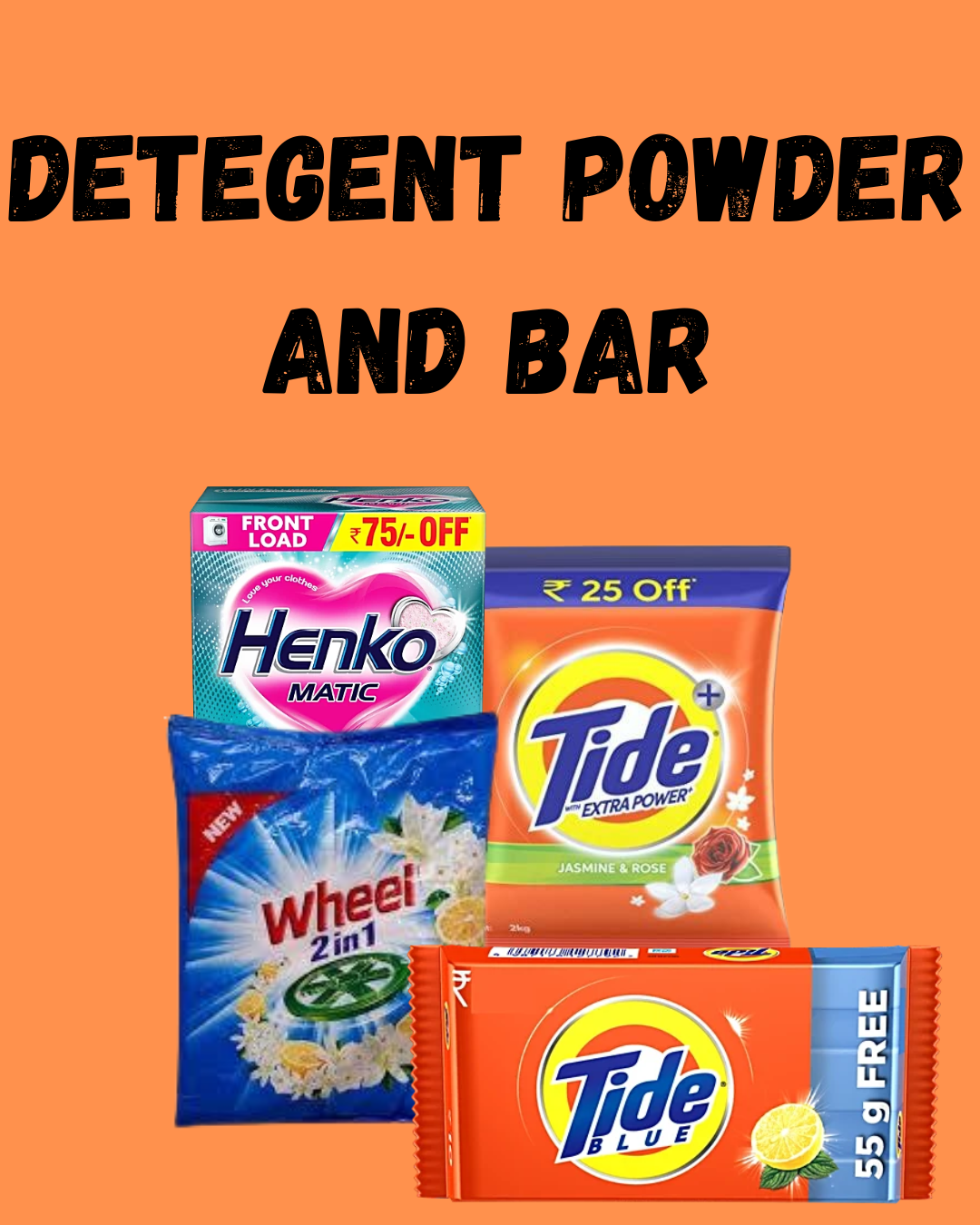 Detegent Powder and Bar