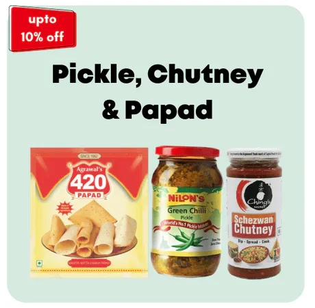 Pickle, Chutney & Papad