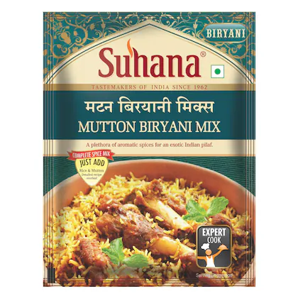 Suhana Mutton Biryani Masala Spice Mix 50g